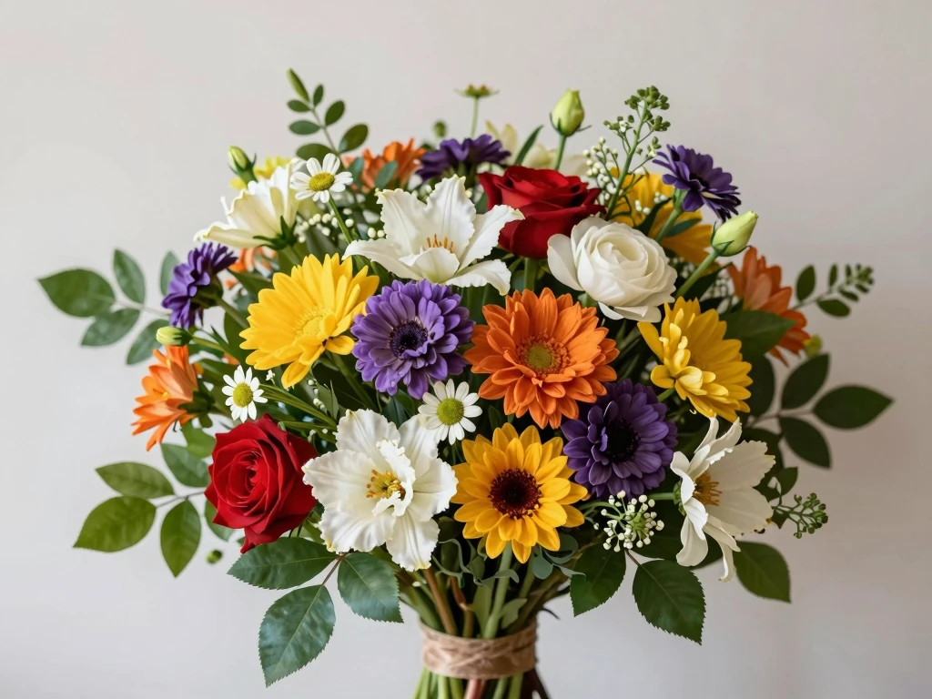 Mixed seasonal bouquet at Vortalexeth
